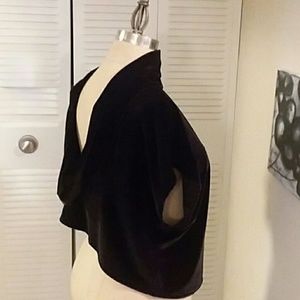 Handmade Black Velvet Blouse